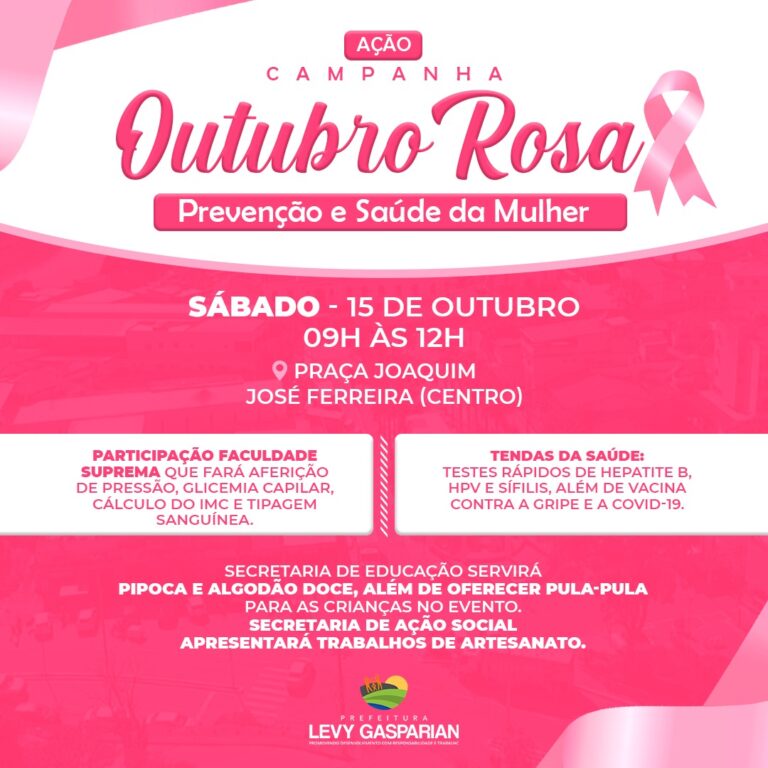 Portal Caparaó - Drogaria Pacheco promove ações no Outubro Rosa em Manhuaçu