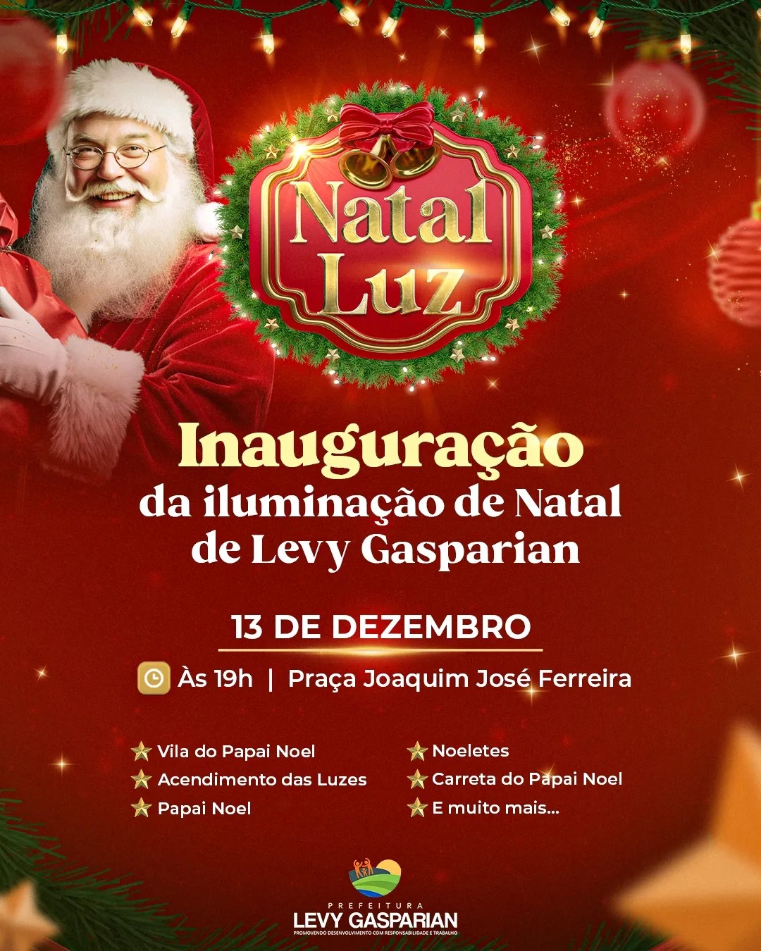 CINE NO VAGÃO 🤩🤩 #Natal chegando - Prefeitura de Cabreúva